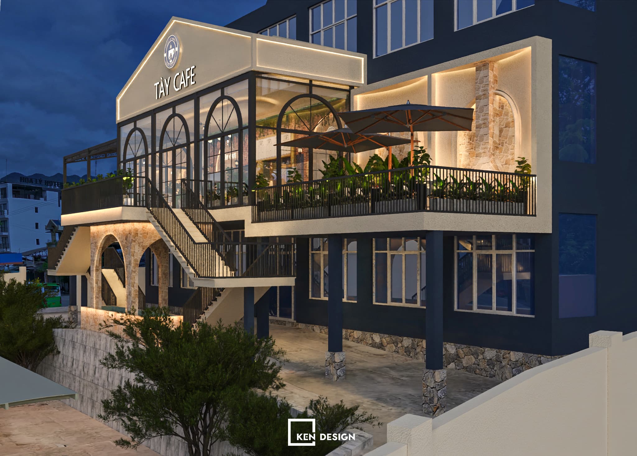 Thiết kế quán Tày Cafe tại Cao Bằng